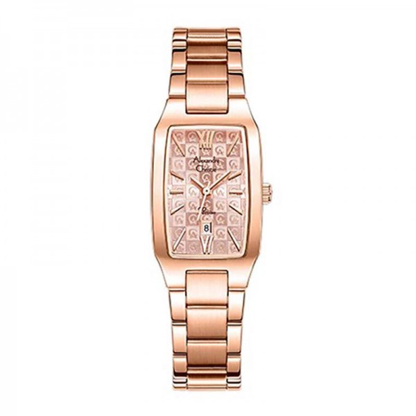Alexandre Christie AC 2455 Rosegold Pink Motif LDFRGPN1